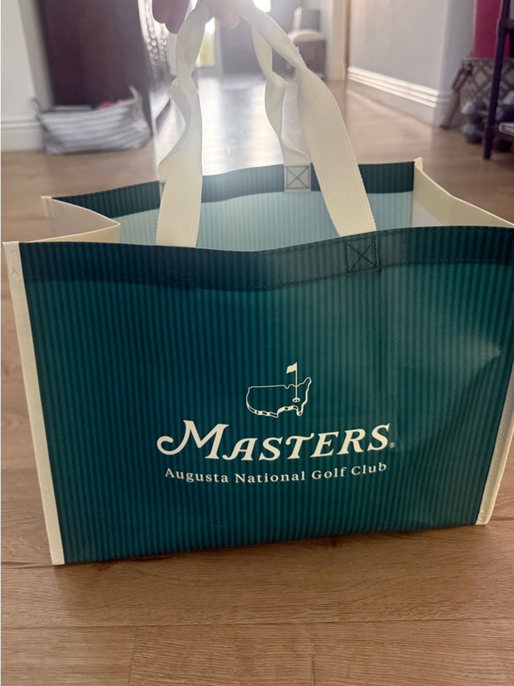 Masters 2024 Limited Edition Exclusive Green Golf Reusable Tote Gift Bag